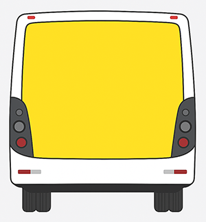 Exemplo de anúncio Backbus